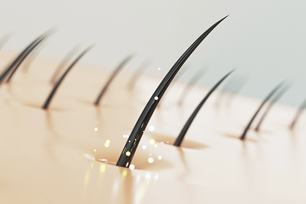 血流を促進し、発毛を促す